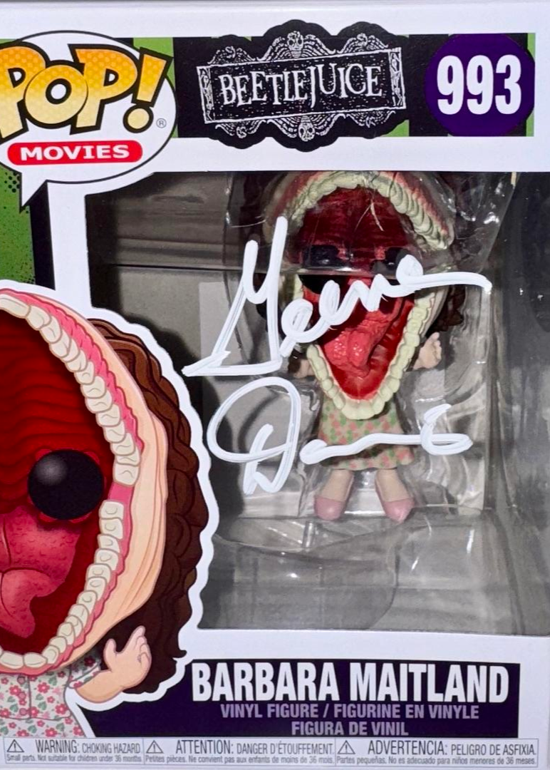 Geena Davis Signed Funko Pop #993 "Barbara Maitland" (Beetlejuice) - Schwartz COA